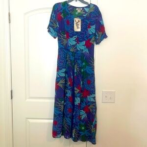 NWT Vintage Adini Sheer Dress Lite Full India Size S NWT